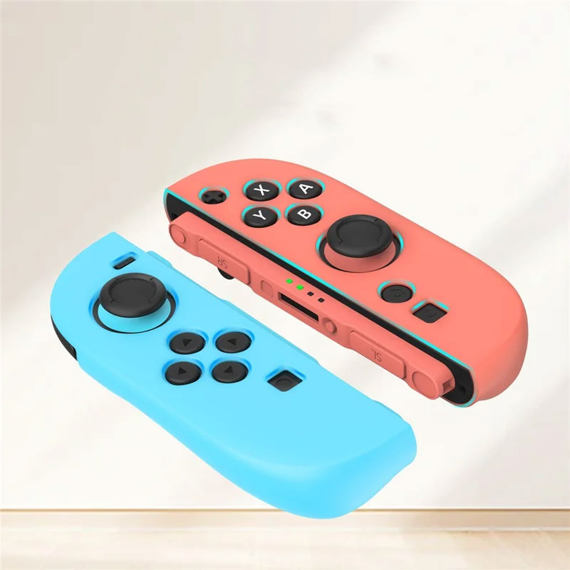 (1 Paar) Silikon Case Schutzhülle für Nintendo Switch 2 Joy-Con Controller Cover - Schwarz