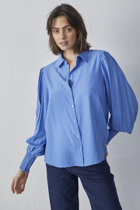 SisterS point blauwe dames blouse
