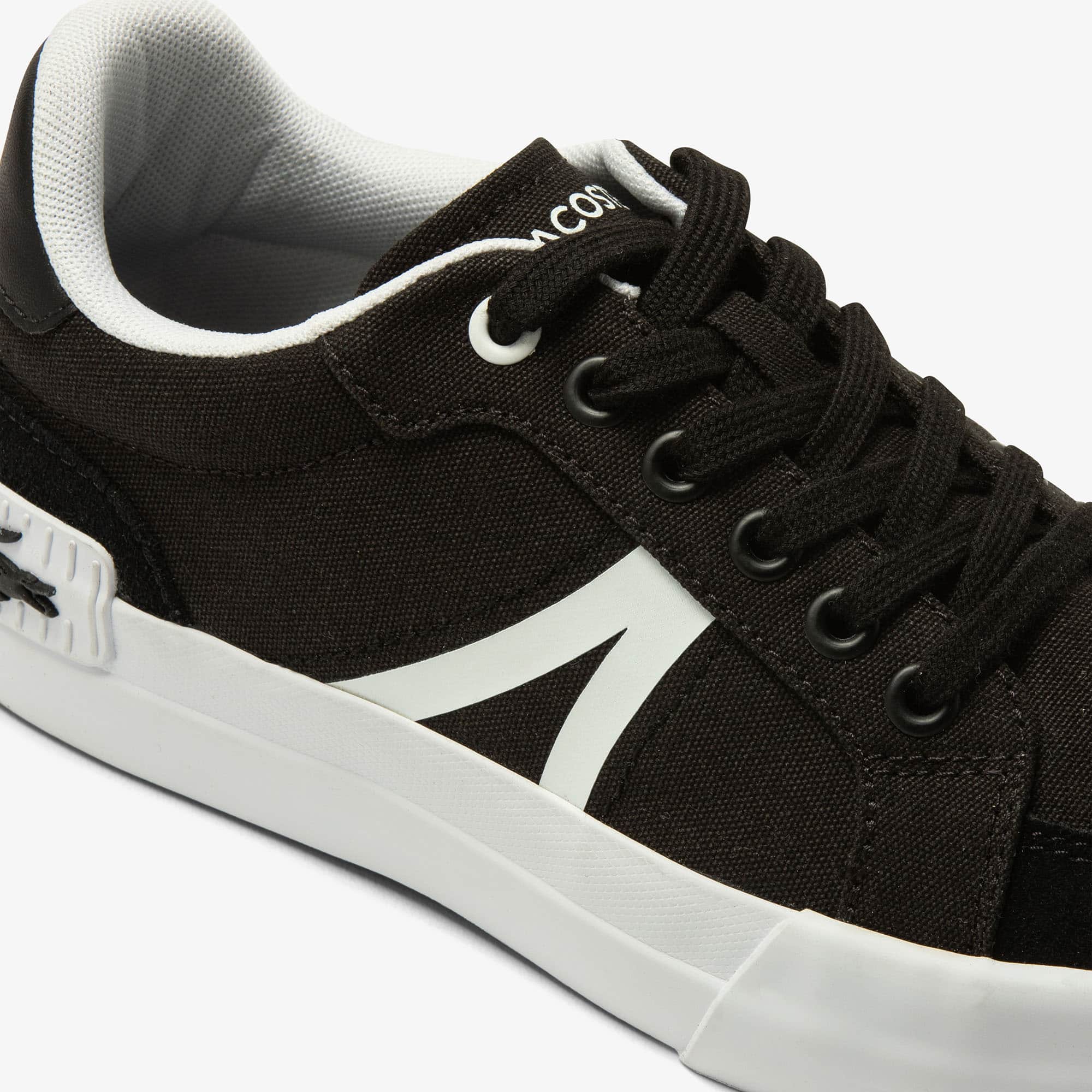 Sneakers L004 junior Lacoste en textile Sneakers - Noir - Lacoste - Enfant