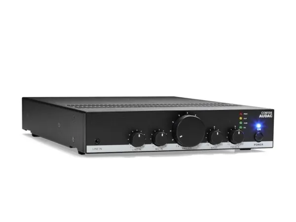 Audac COM104 - Mixer forstærker - forstærket - 2 kanaler - 40 Watt - rackversion