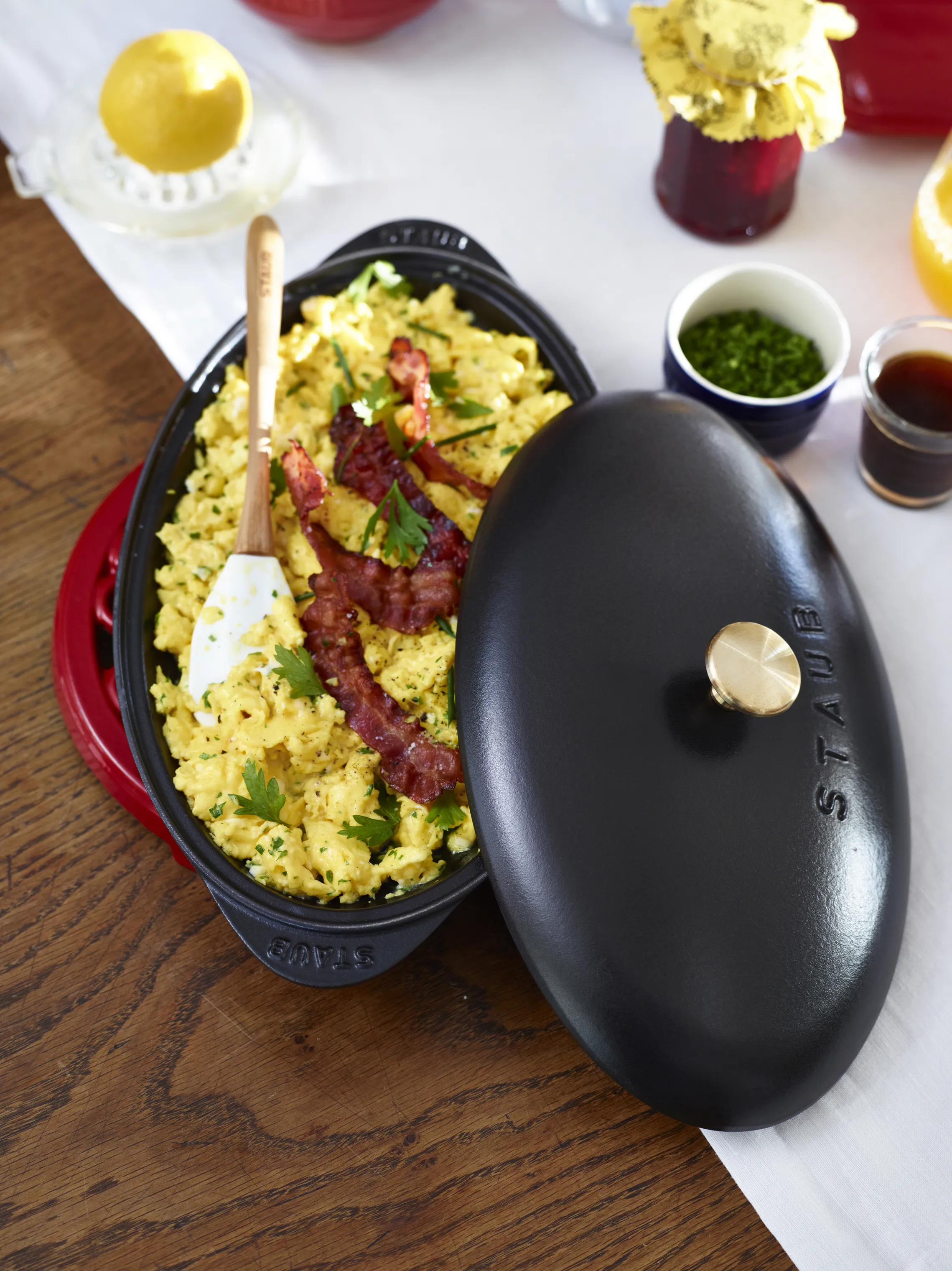 Staub Fiskefad m. låg