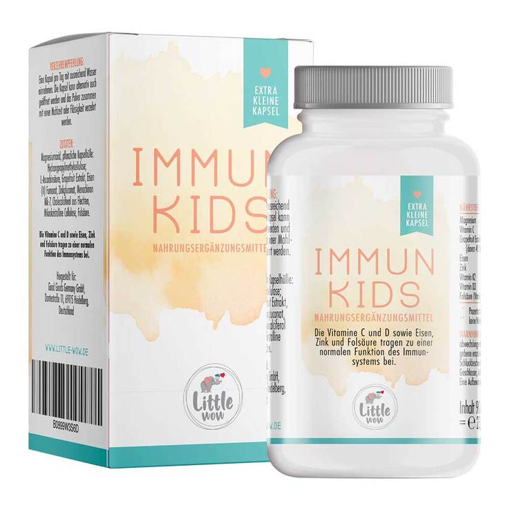 Little Wow Immun Kids Immunsystem Kind.vegan Kapseln , 90 St