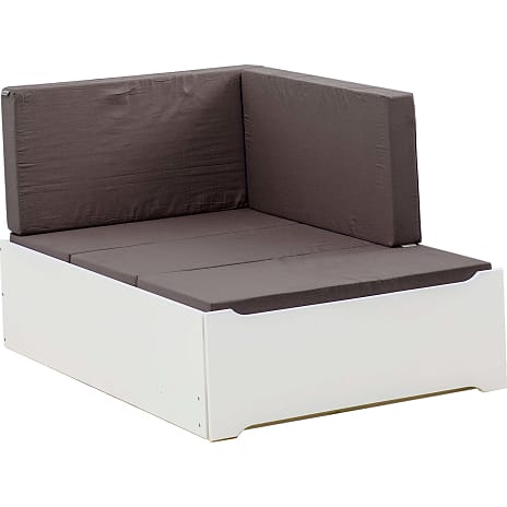 Hoppekids 5-split madras til lounge modul - Granite Grey