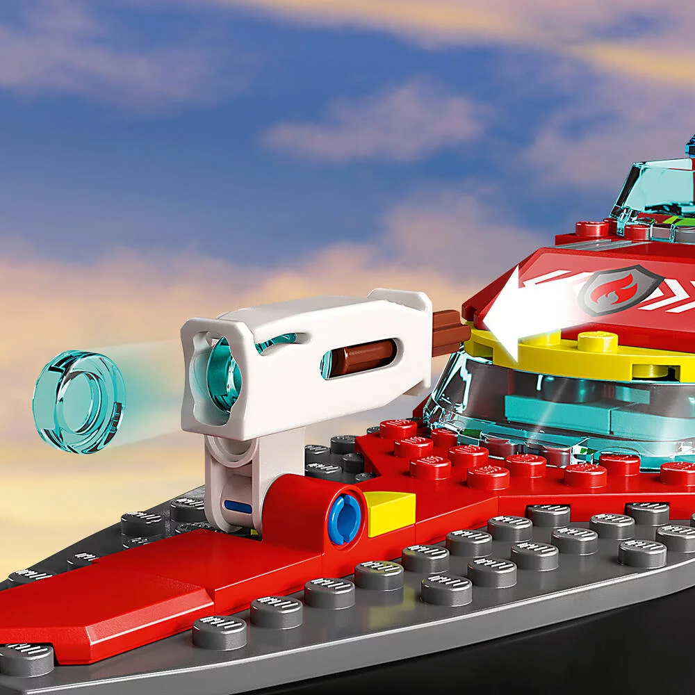 LEGO®CITY 60373 - LE BATEAU DE SAUVETAGE DES POMPIERS