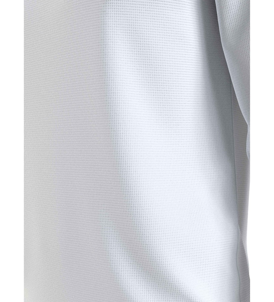 Moletom Calvin Klein Jeans Waffle Branco
