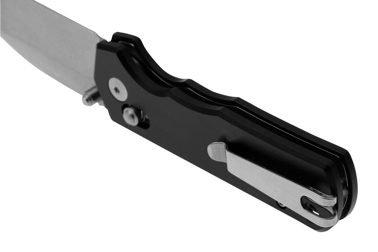 Böker Magnum Rockstub 01SC091 Stonewashed 440B, Black Aluminium, zakmes