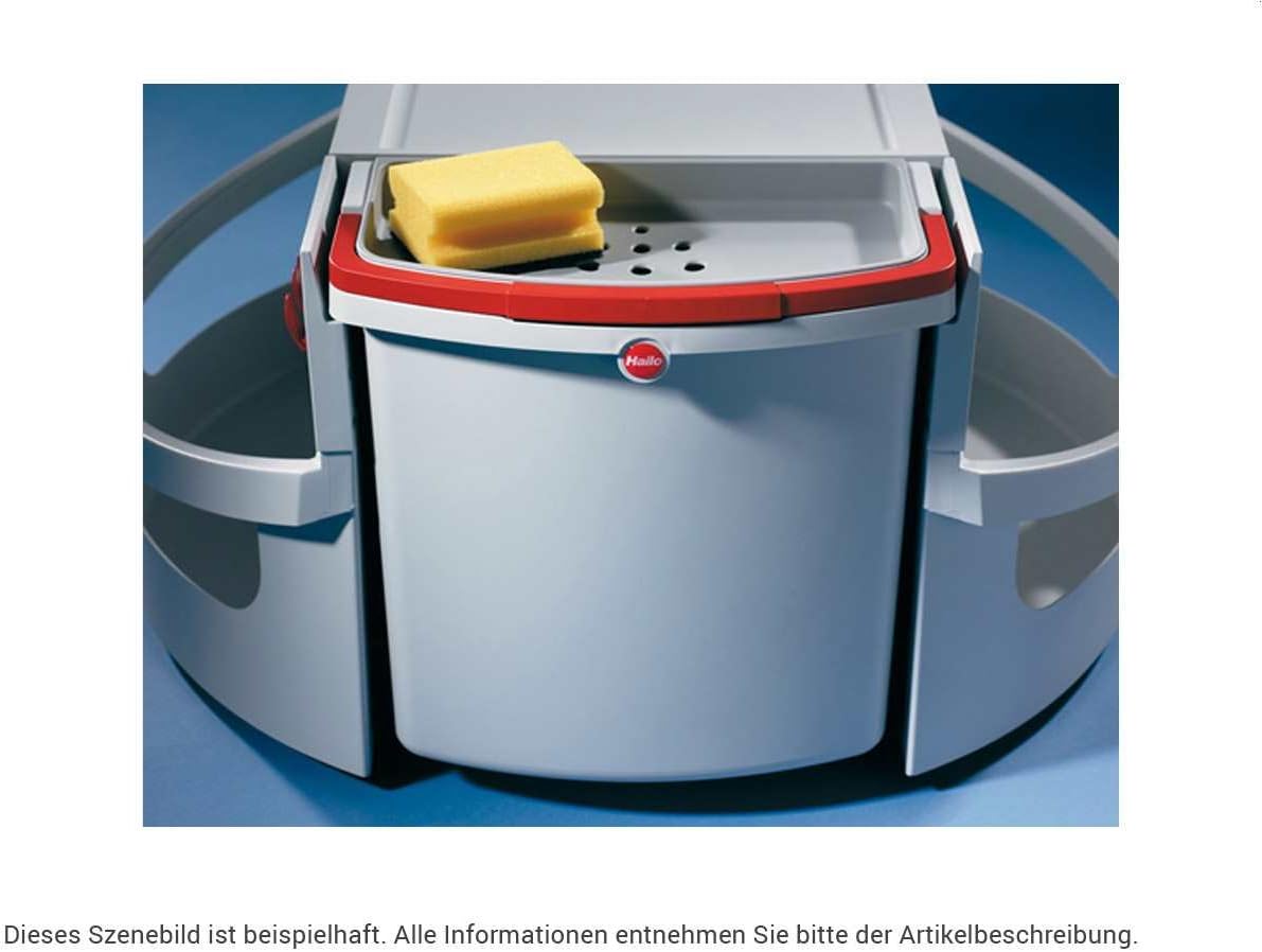 Hailo 3646231 Abfallsammler Rondo 90.3/40 P für Diagonal-Eckspülenschränke ab 900 mm Breite