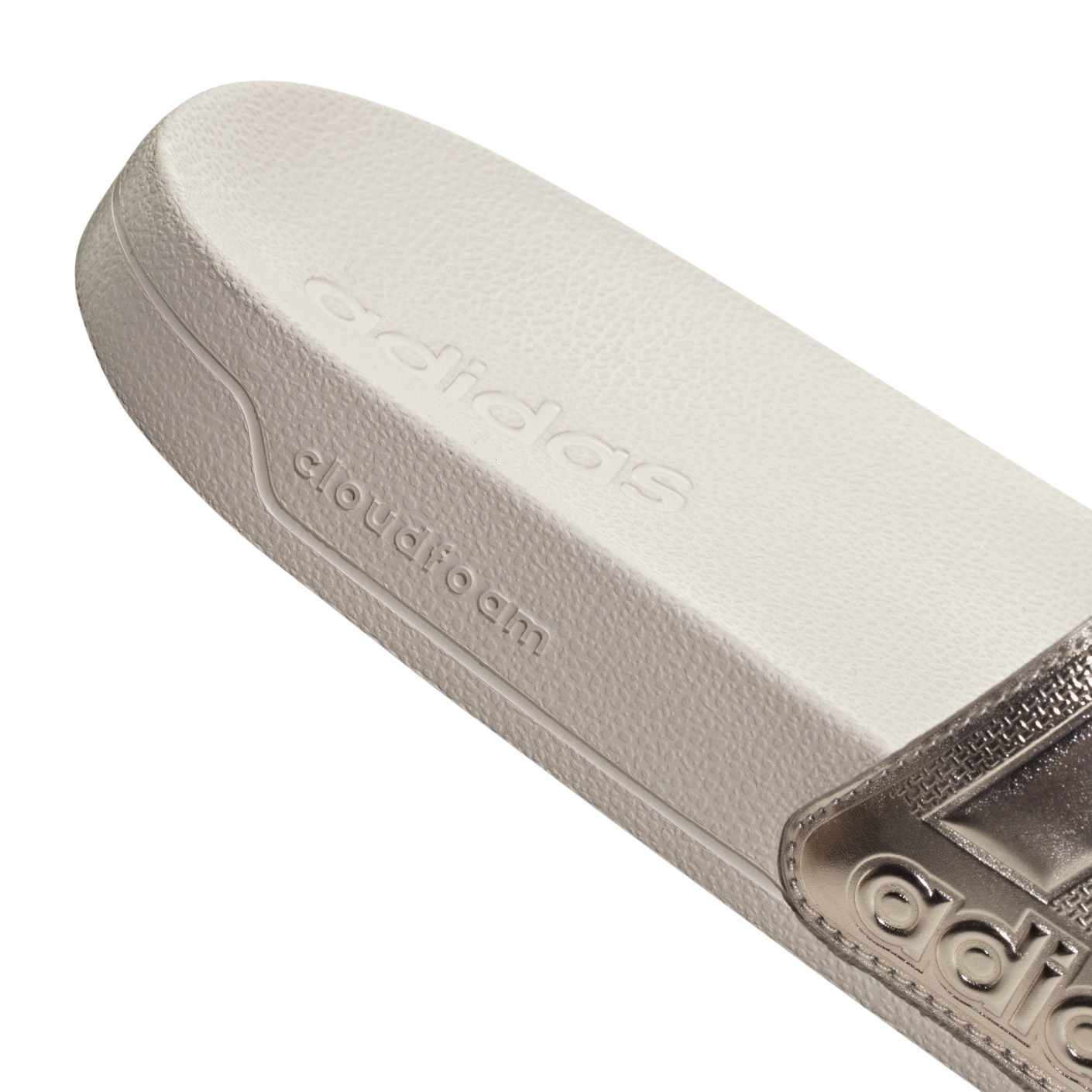 Adidas Adilette Shower Slippers Beige Zilver