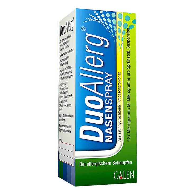 Duoallerg 137 µg / 50 µg / Sprühstoß Nasenspray 120Hub, 23 g