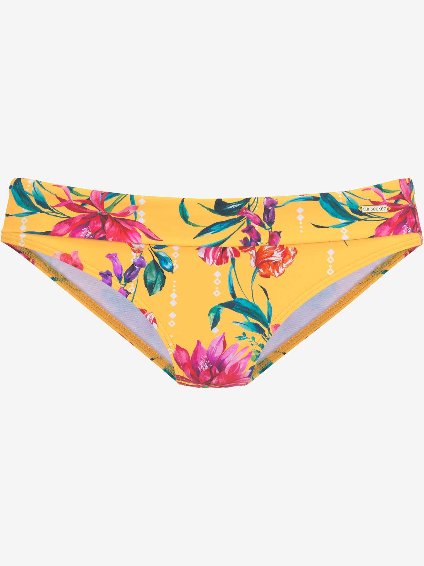 Bas de maillot de bain imprimé floral moderne