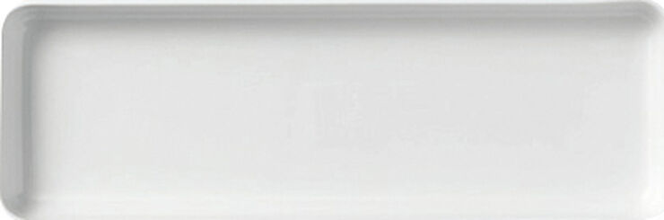 Royal Copenhagen Hvid riflet 36 cm. fad Hvid