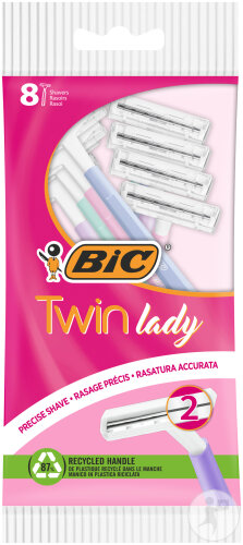 Bic Twin Lady Rasoir Jetable 8 Pièces