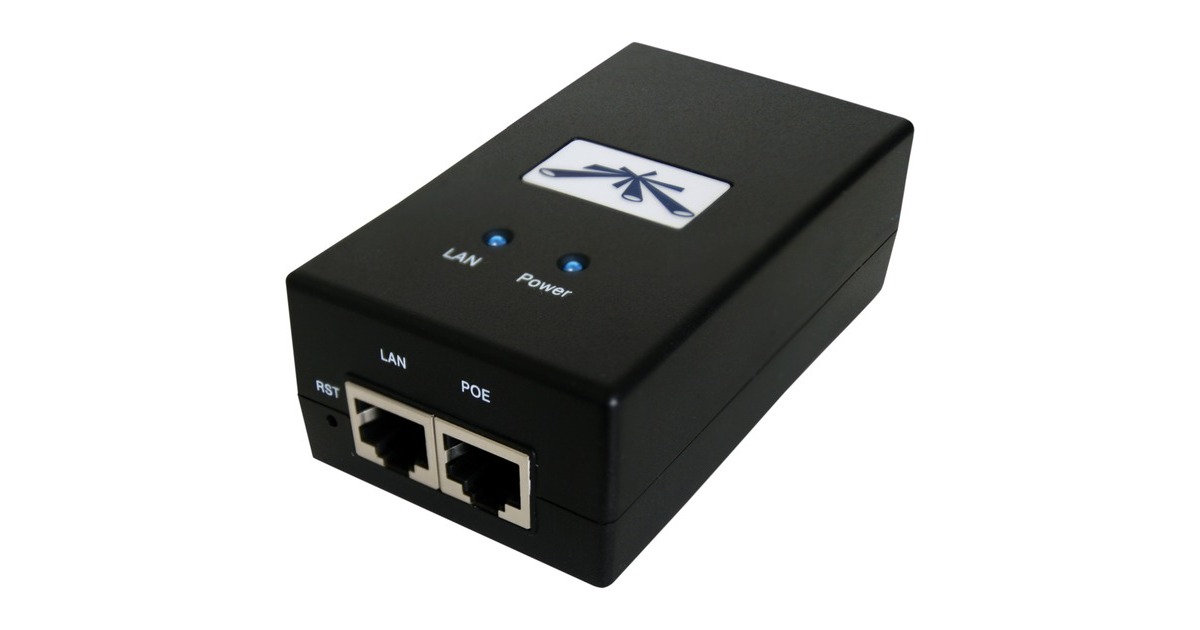 UbiquitiPoE Adapters POE-24-24W-G poe-injector  (Zwart)