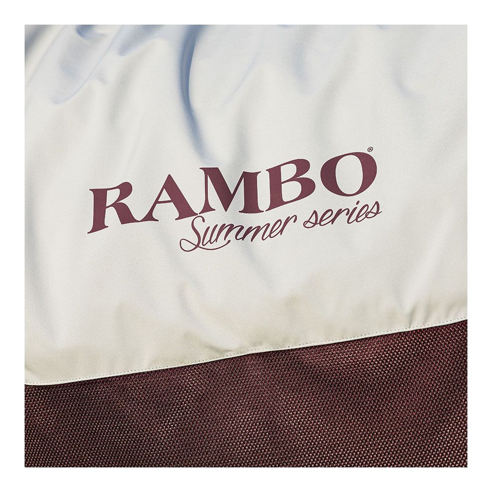 Horseware RAMBO SUMMER SERIES - Couverture + Doublure 100g + Couvre-cou grey/burg