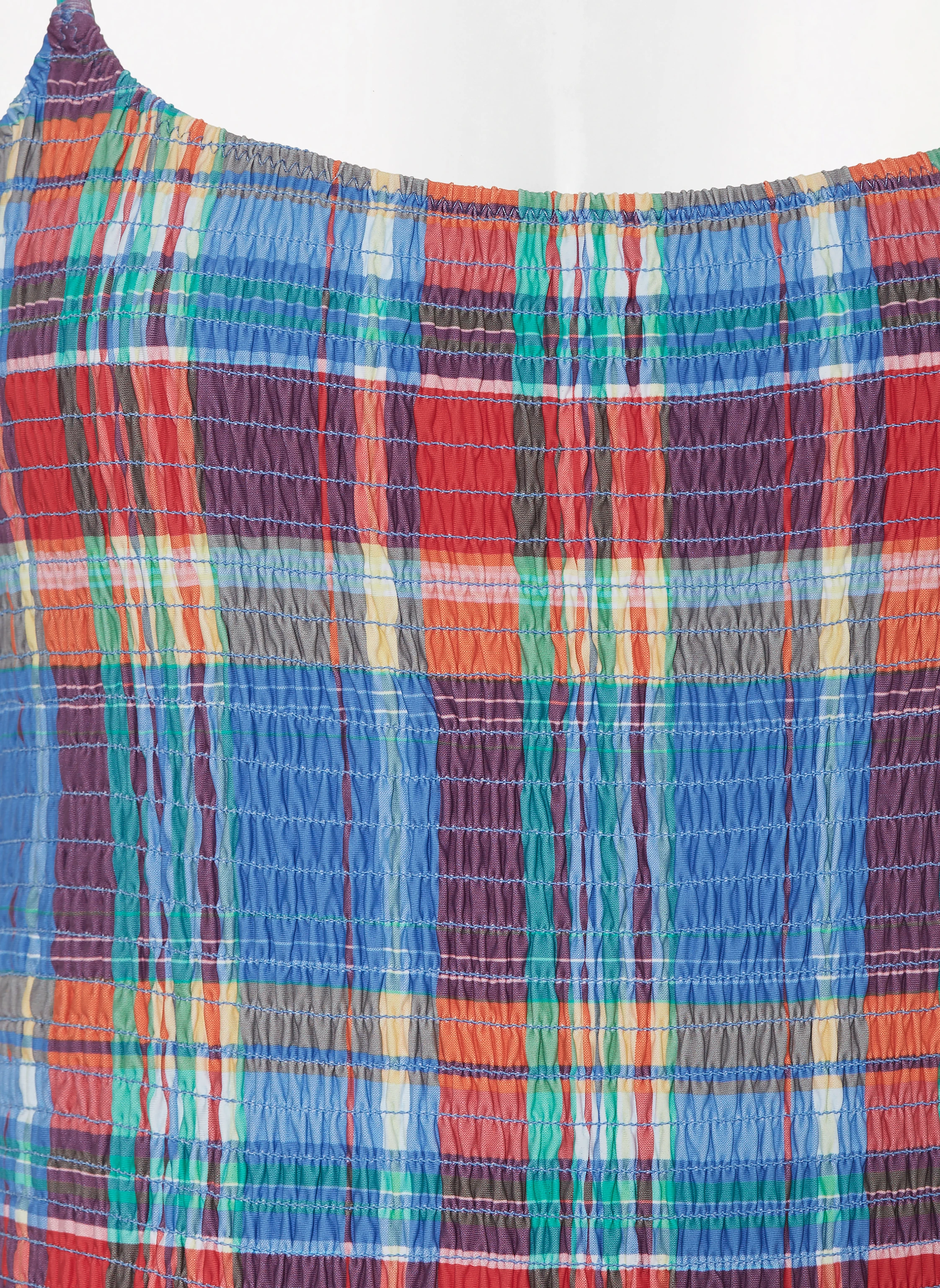 POLO RALPH LAUREN Badeanzug SMOCKED MADRAS