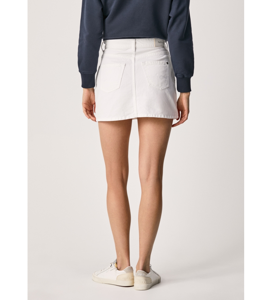 Pepe Jeans Falta Rachel jeans branco