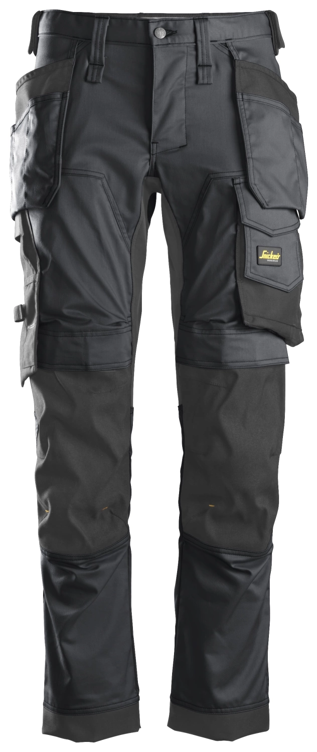 Snickers 6241 AllroundWork Stretch Werkbroek met Holsterzakken - Staal Grijs - Maat 050
