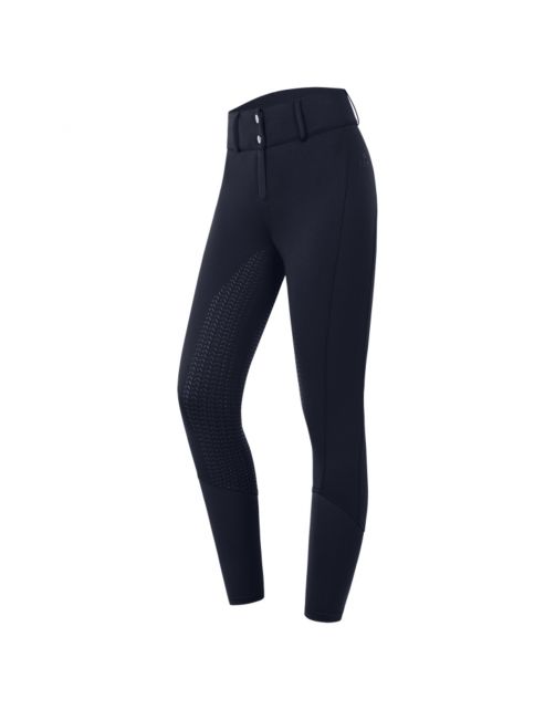 Elt Rijbroek Essential Silicone Hoge Taille Donkerblauw - Ruiterkleding