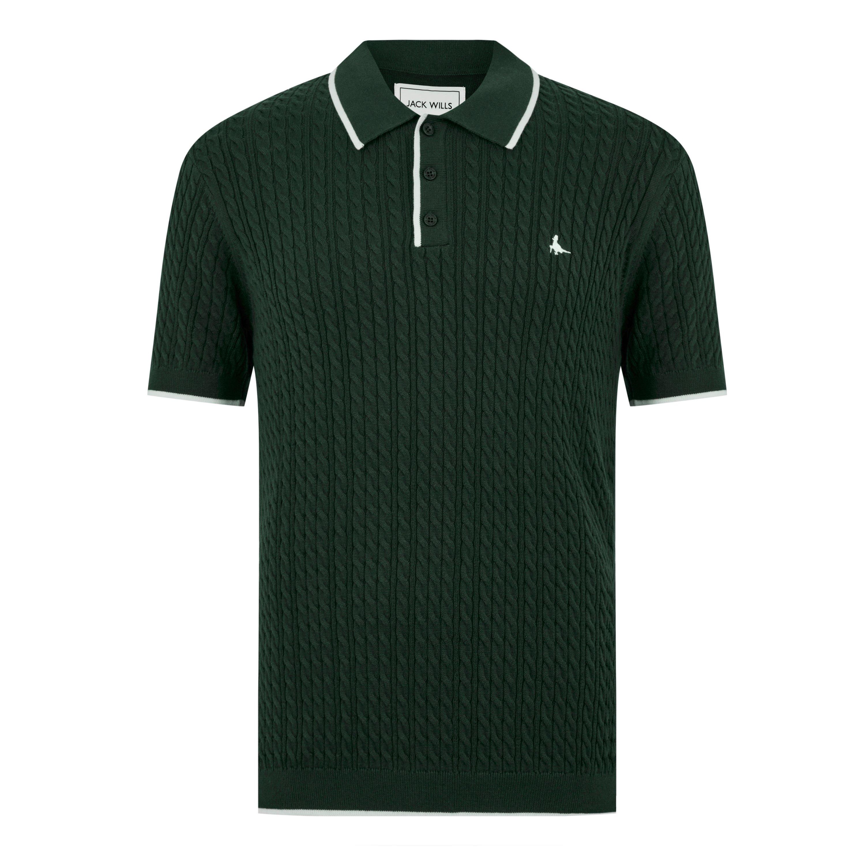 Jack Wills JW Braid Knit Polo