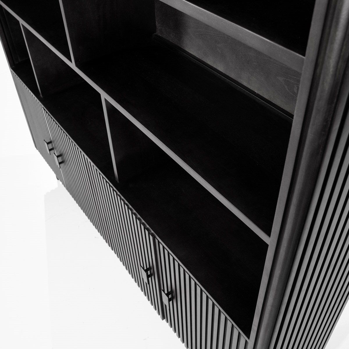 Boekenkast Zwart 96123 Remi B200 x D37 x H200 cm