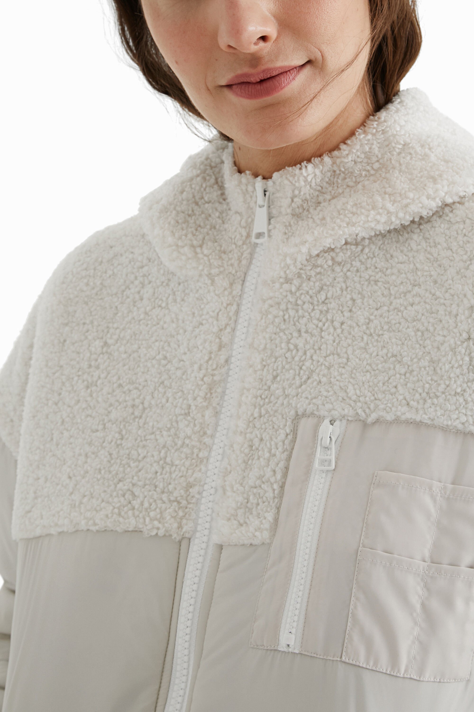 Doudoune Sherpa capuche