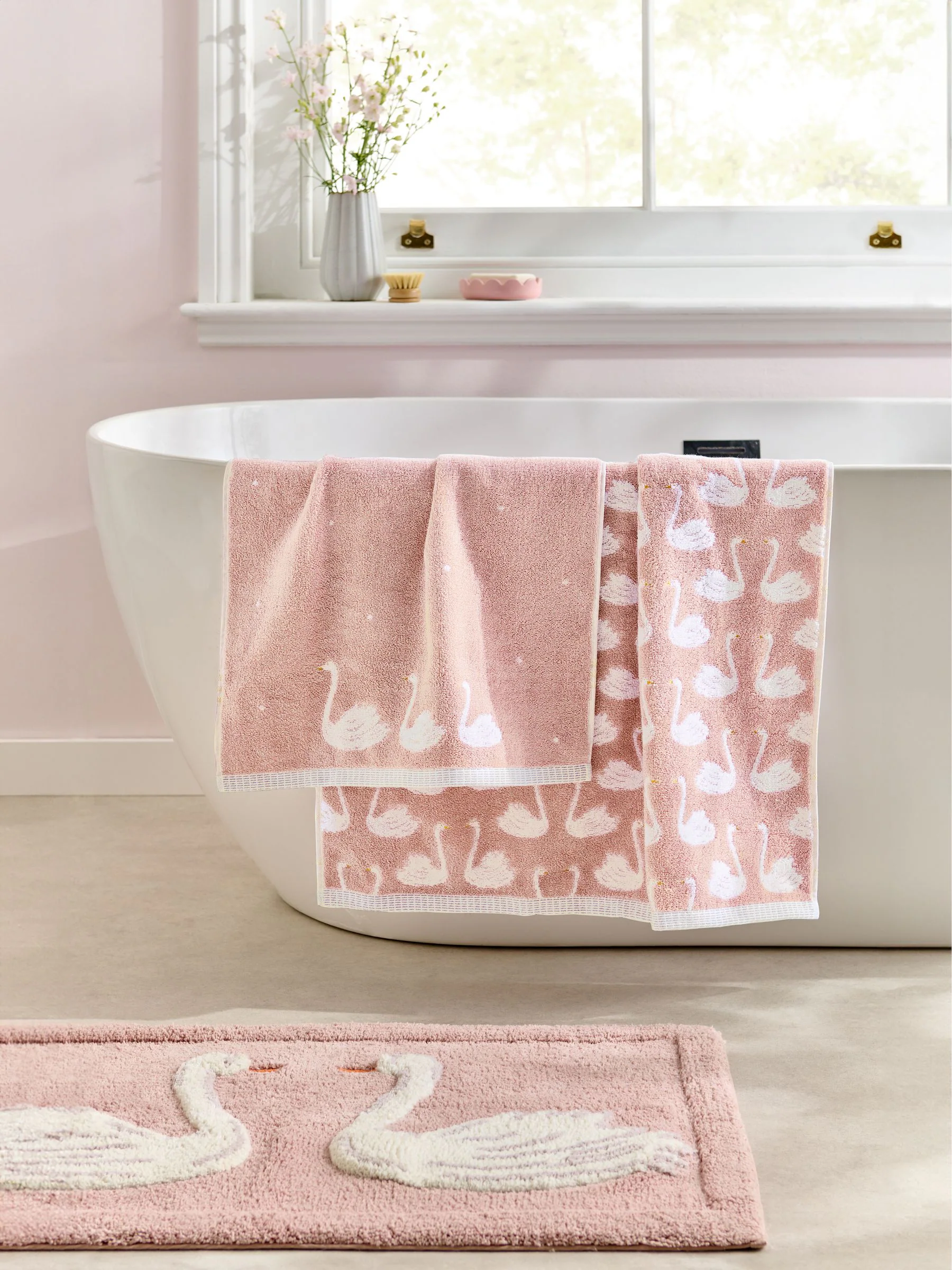 Swan 100% Cotton Towel