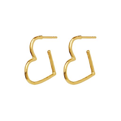 Maanesten Laia Medi Øreringe, Gold Plated