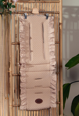 Petite Chérie  Soft Quilted Sittepute, Melange Beige
