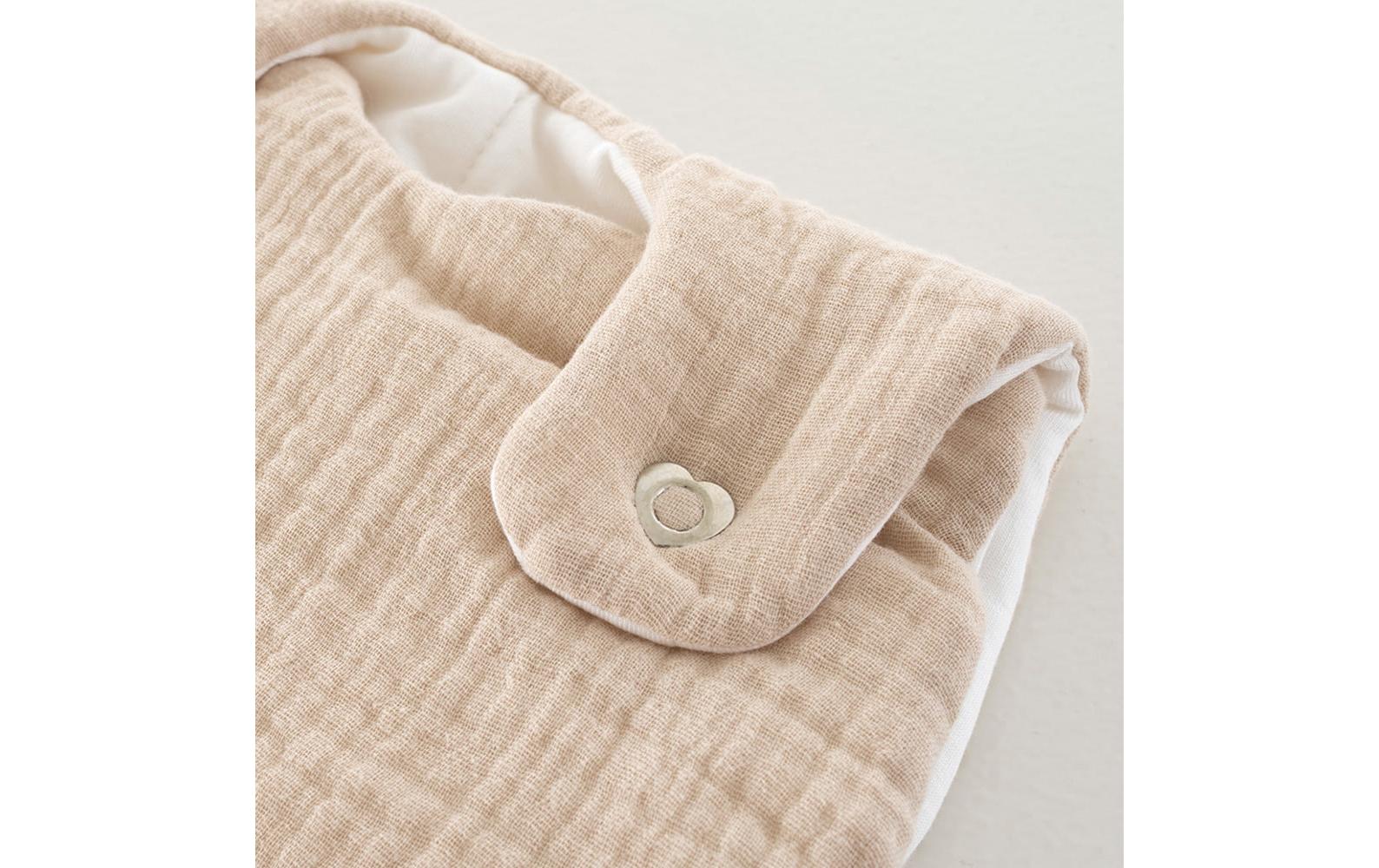 Baby-Ganzjahresschlafsack Lieb BWM Beige Gr. 62/68Hochwertiger Babyschlafsack mit herzigem Motiv