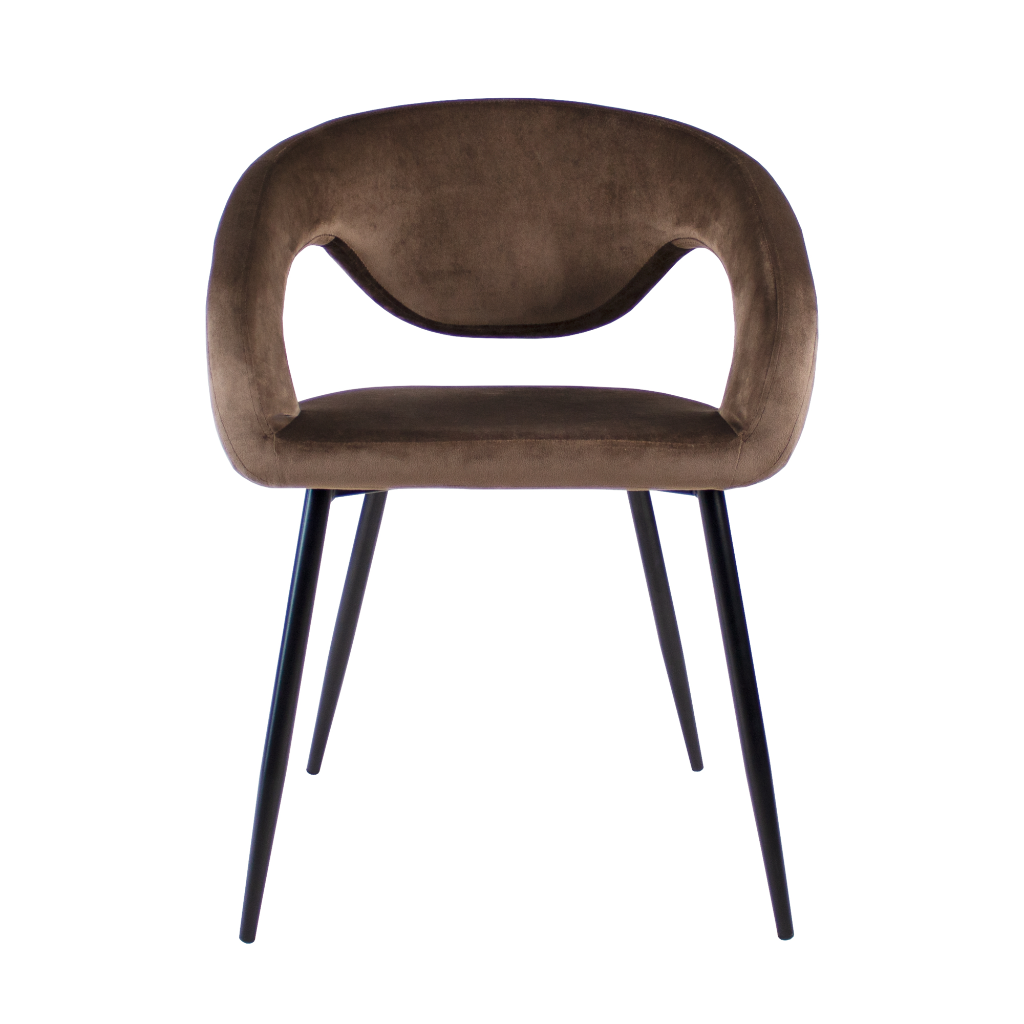 Kick eetkamerstoel Lenn Velvet - taupe