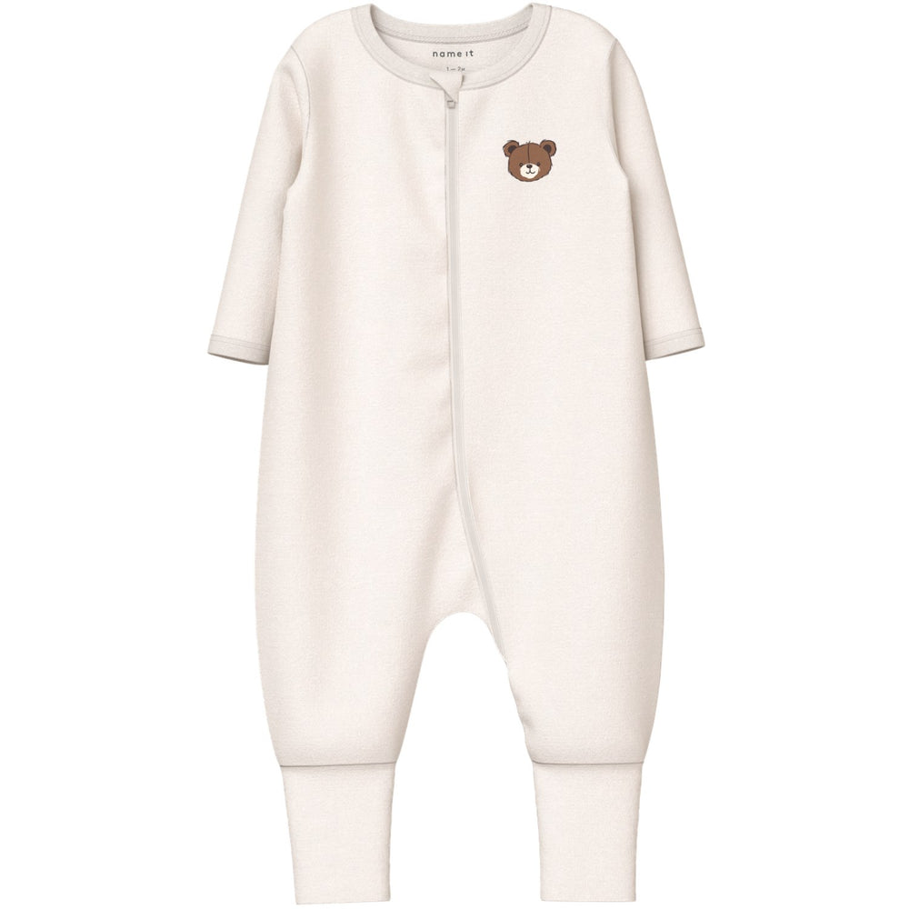 Køb Name It Pumice Stone Nbnnightsuit 2P Zip Ff Pumice Bjørn Noos
