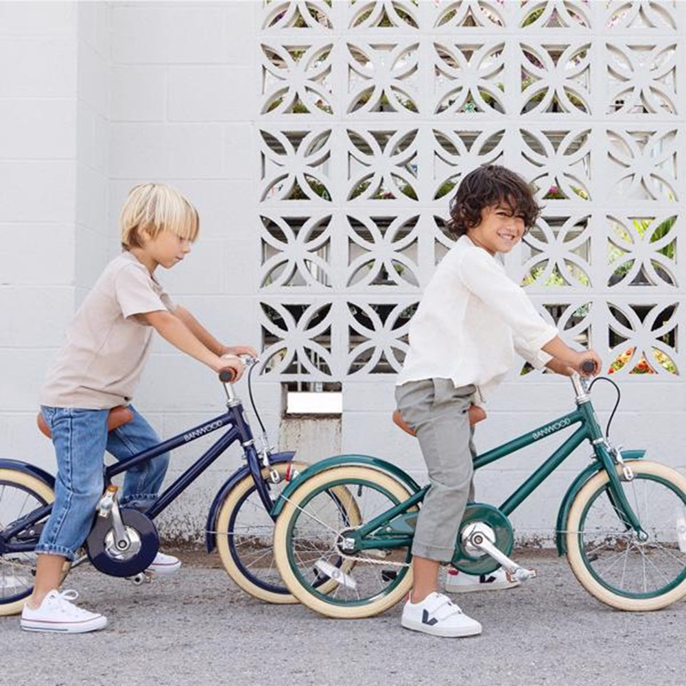 Classic Cykel Green - Banwood → Luksusbaby.dk