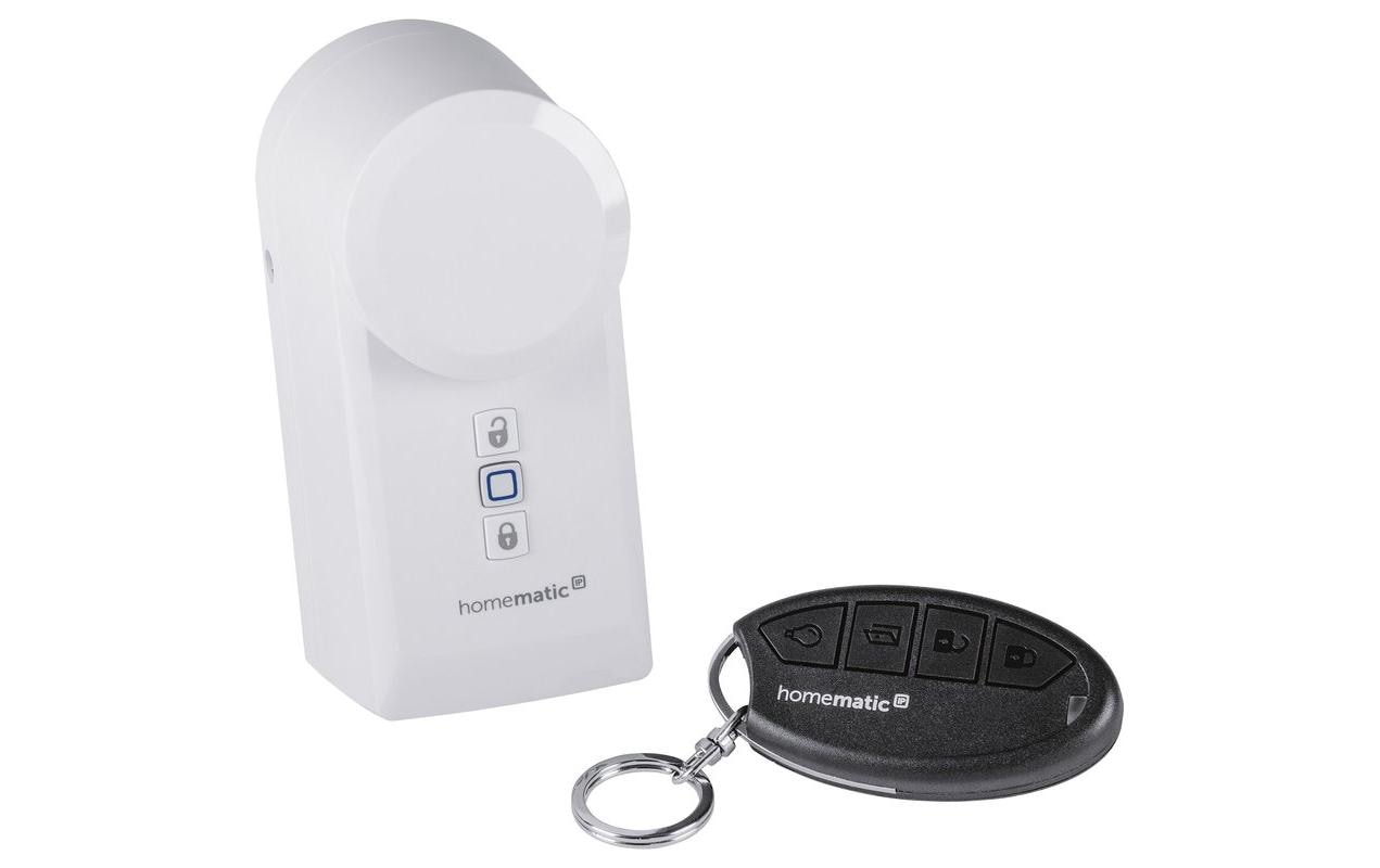 Smart Home Funk-Türschlossantrieb HmIP-DLD mit Fernbedienung<br>Komfortable & Flexible Zutrittssteuerung – für Euro-Zylinder