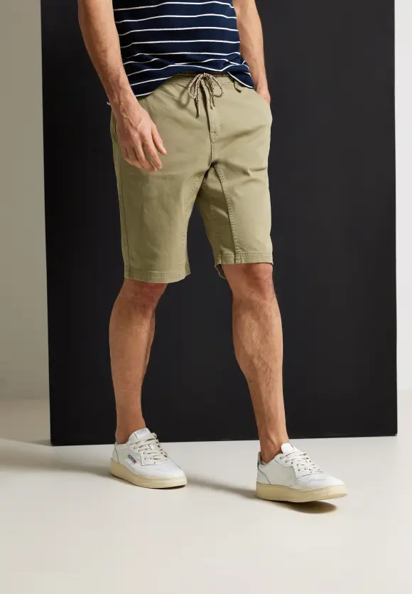 Relaxed Fit Shorts - rye beige