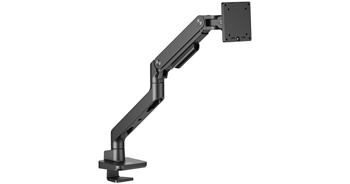 ACT ConnectivityMonitorarm office premium, gasveer, 1 monitor  (Zwart)