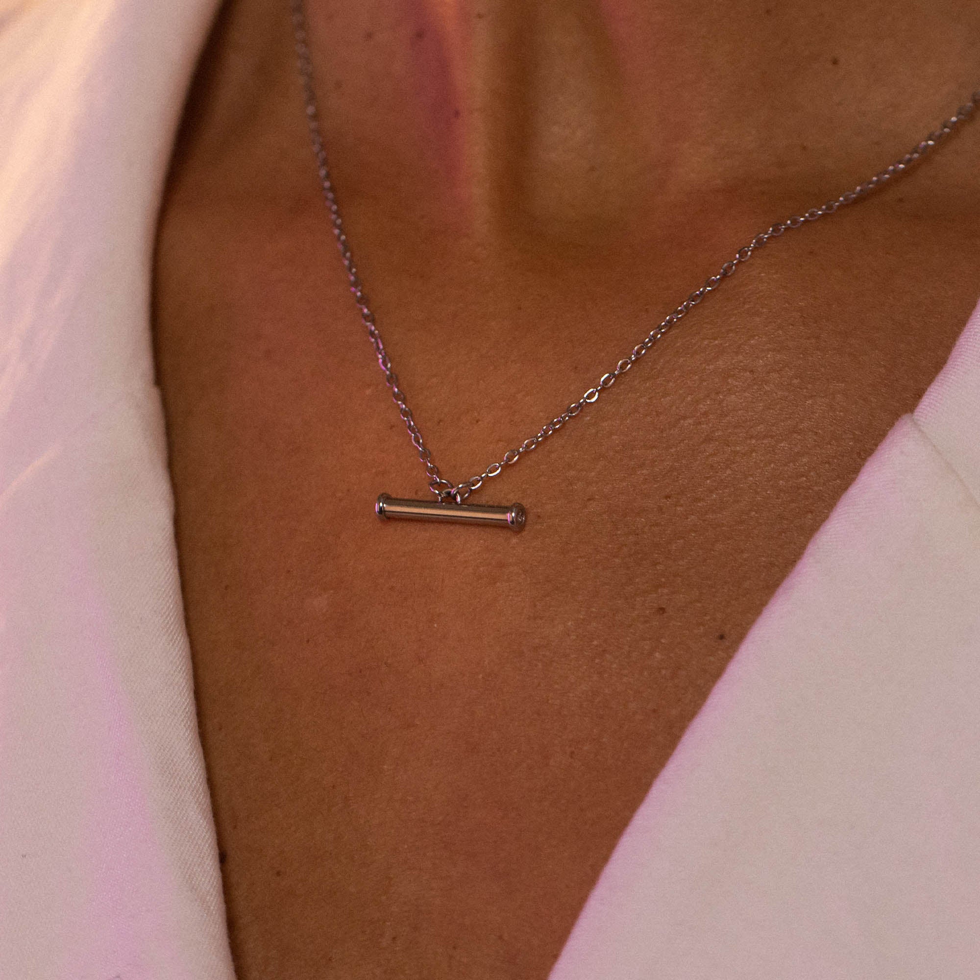 Glitter Knebel Kette