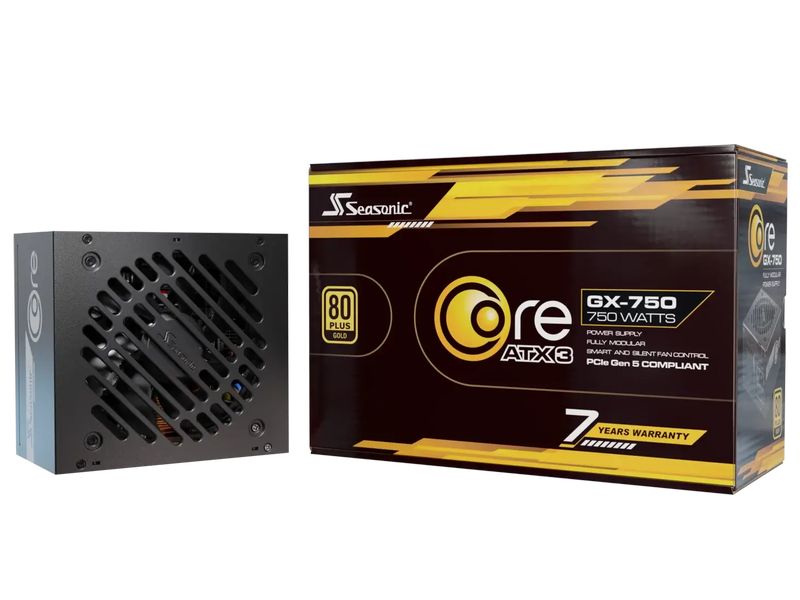 Seasonic Netzteil Core GX ATX 3 650 W Netzteil mit 650 W Nennleistung