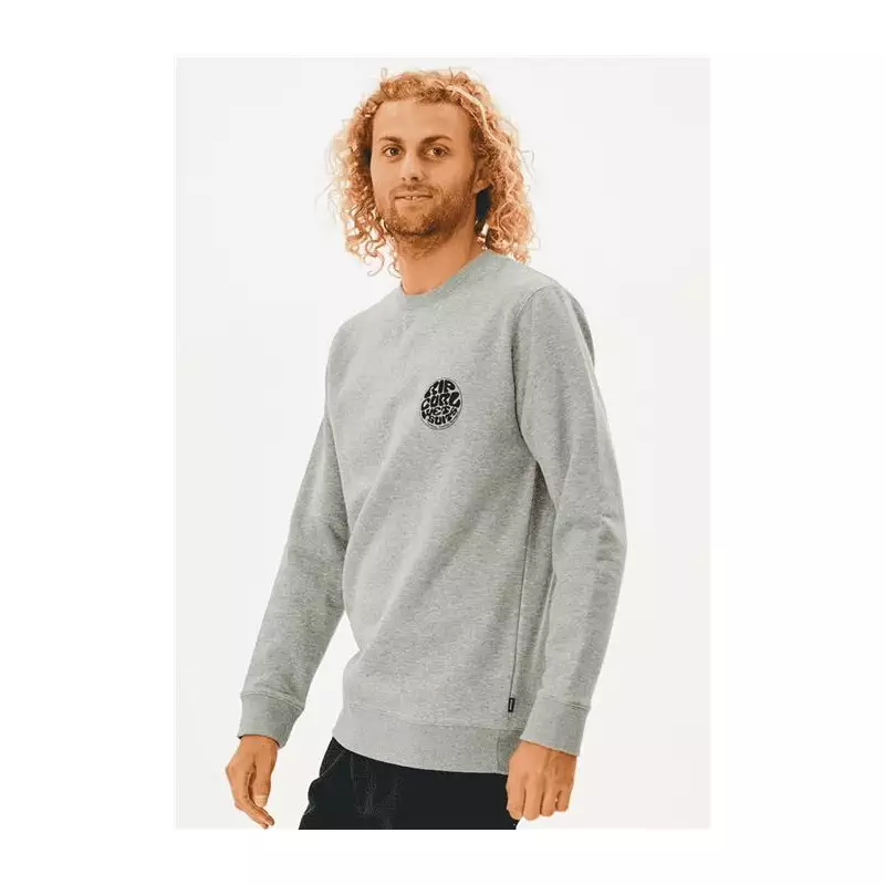 Sweat RIPCURL Wetsuit Icon Grey Marle