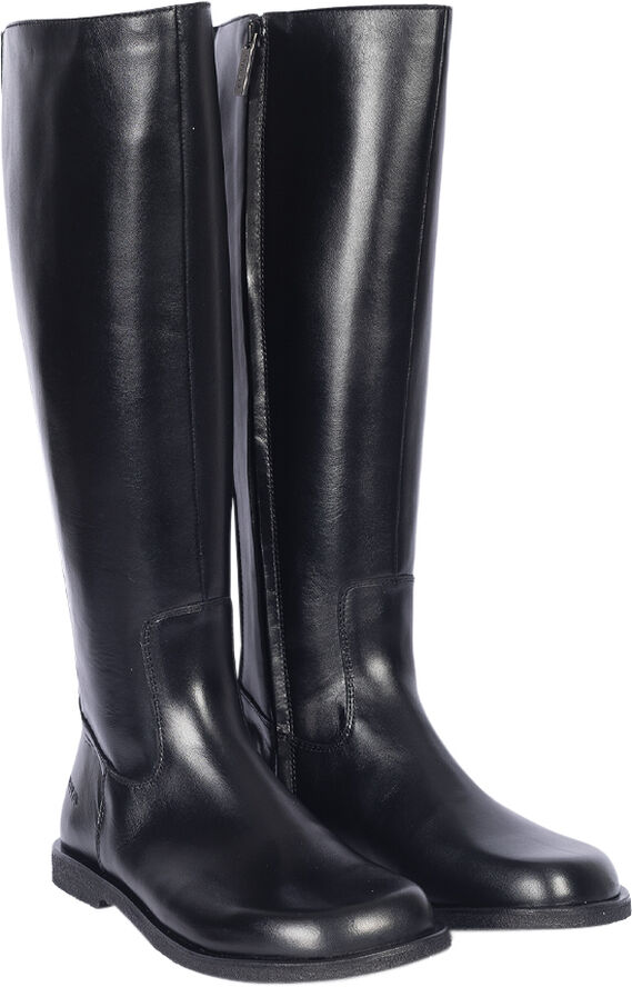 ANGULUS Langskaftet læderstøvle med rummeli 1604/001 black/black