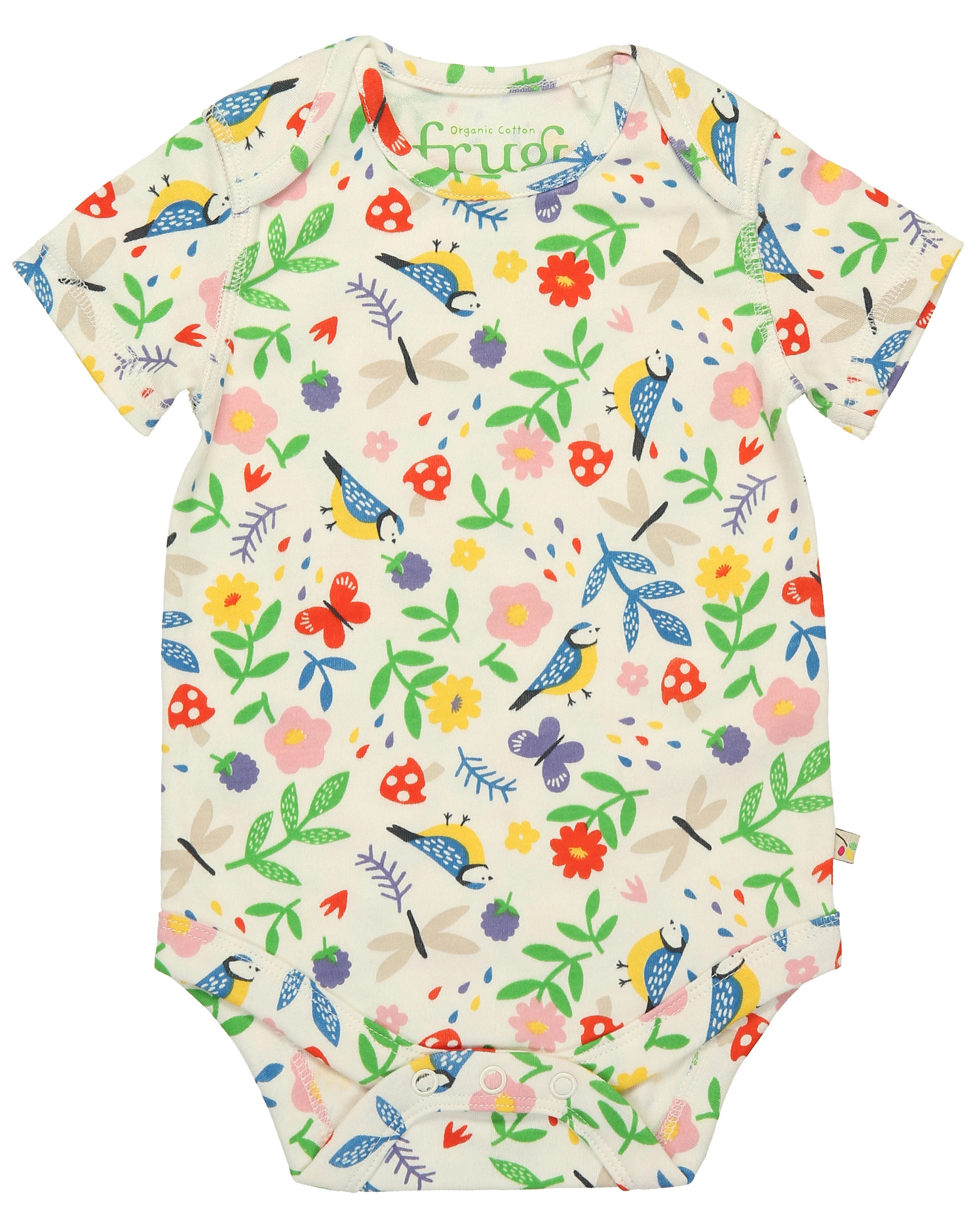 Kurzarm-Body BIRD 3er Pack in bunt