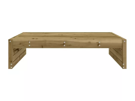 Repose-pied de jardin 120x80 cm bois de pin imprégné