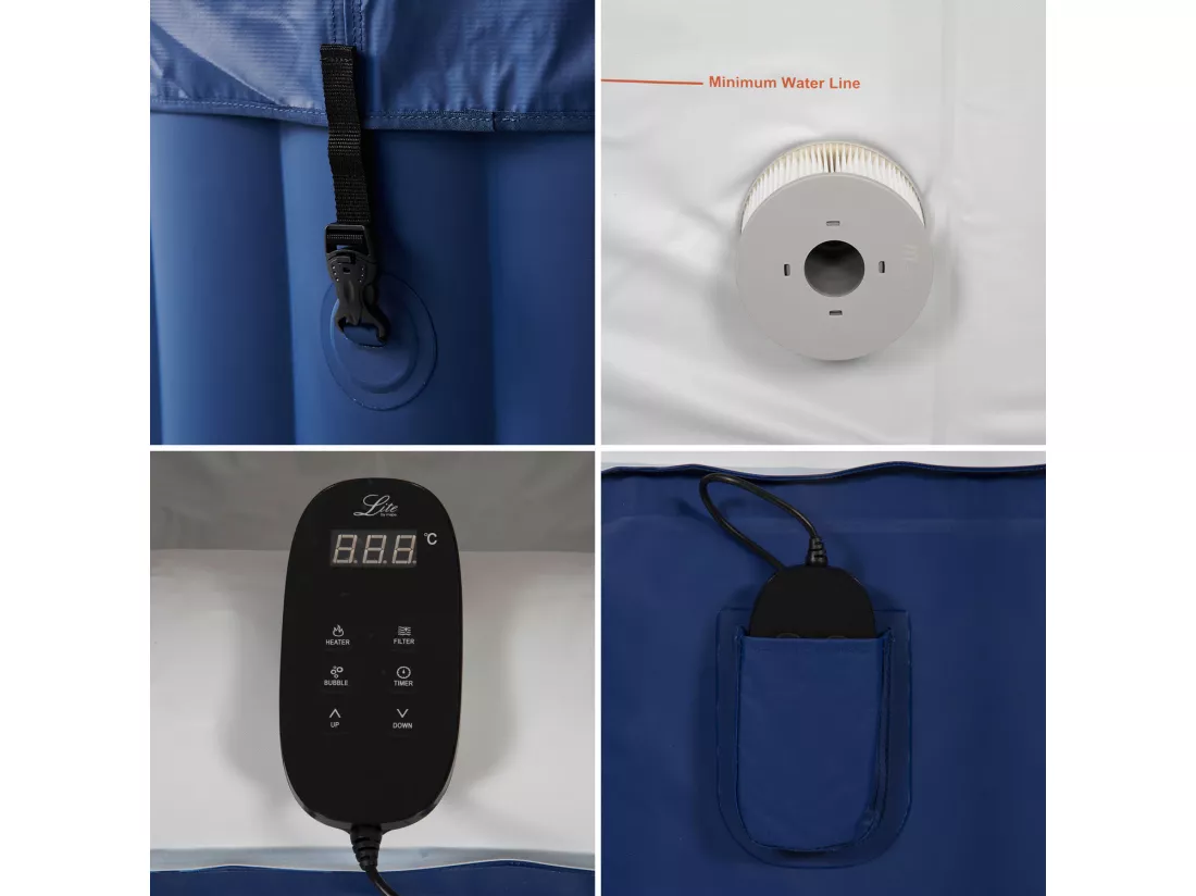Spa gonflable rond Ø204cm LITE - 6 places - MSPA