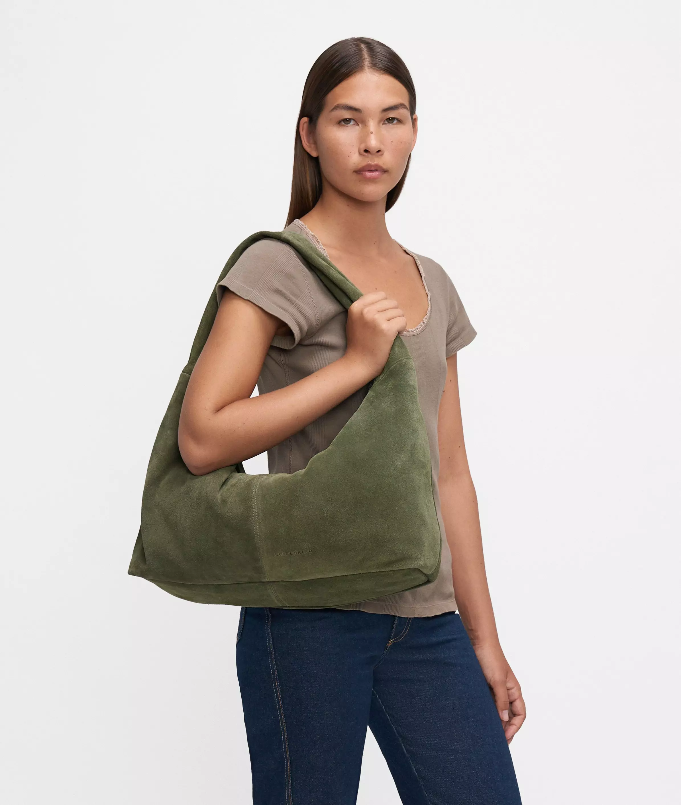 Bo Hobo L Large bag made from soft suede