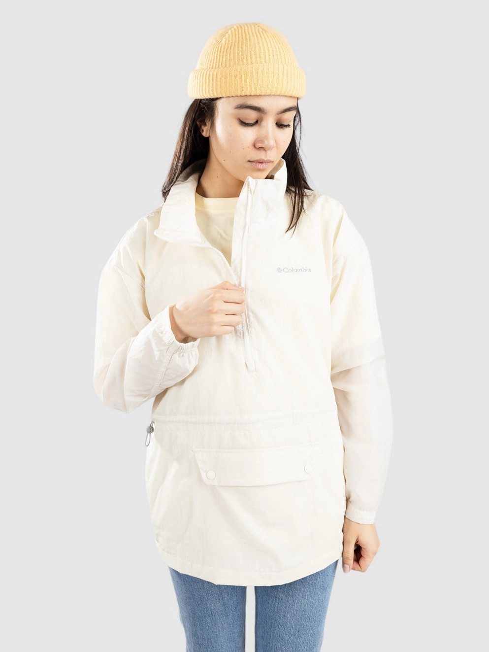 Columbia Paracutie Anorak Windbreaker chalk