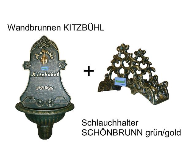 Tomco Aluminium-Wandbrunnen und Schlauchhalter