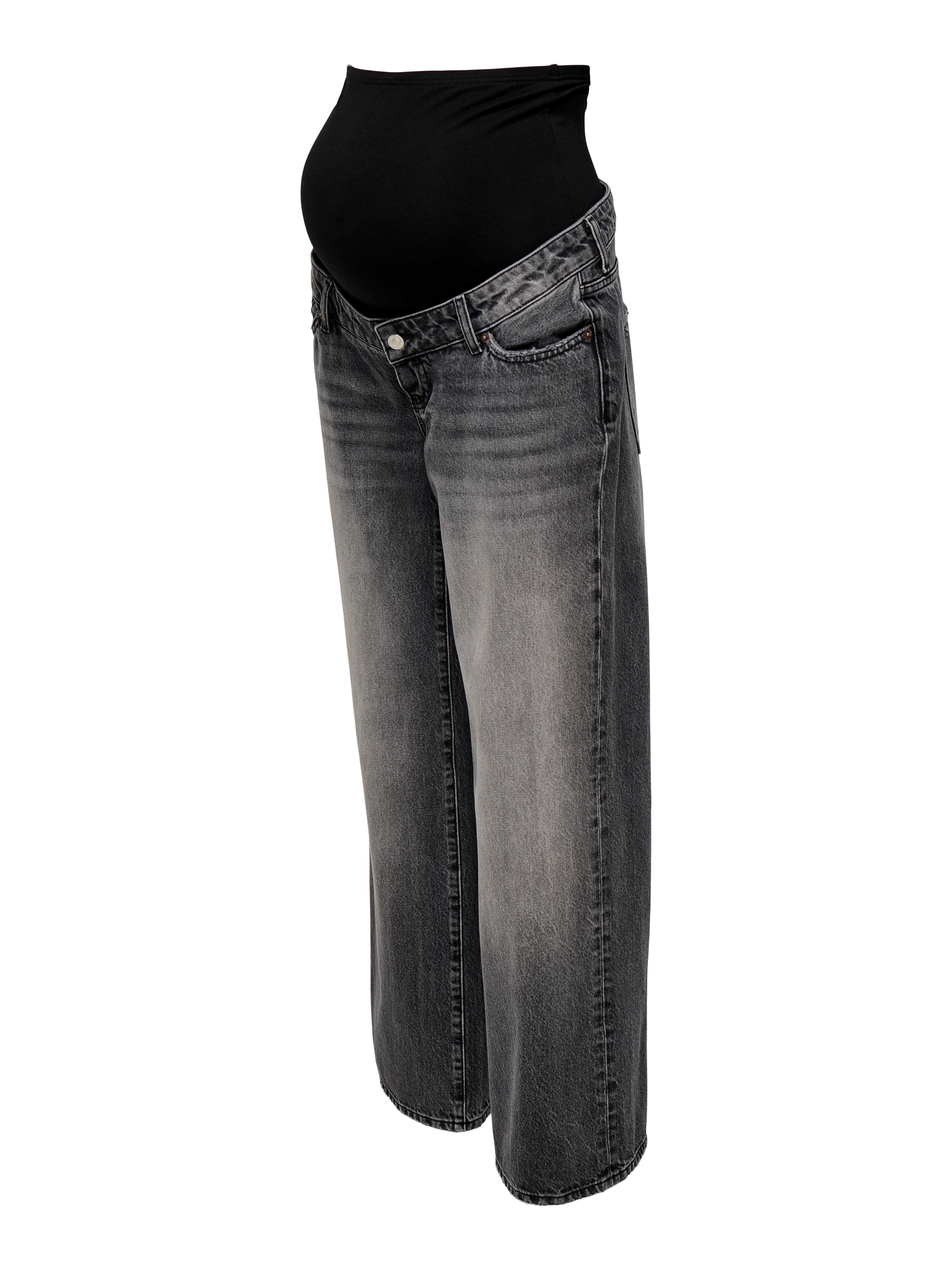 OLMSONIC Weiter Beinschnitt Jeans Washed Black