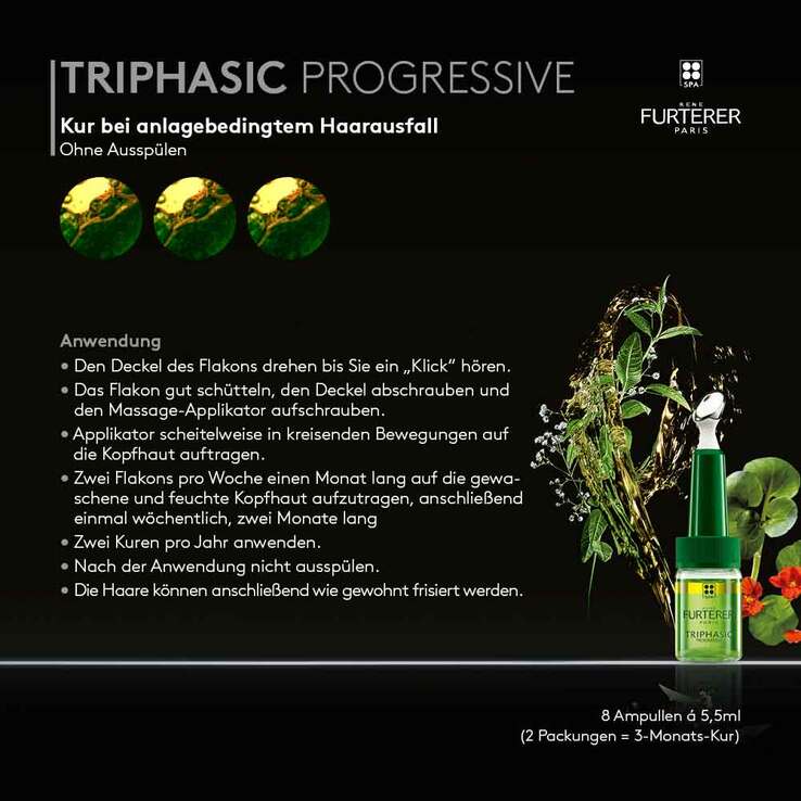 Furterer Triphasic Progressive, 8X5.5 ml
