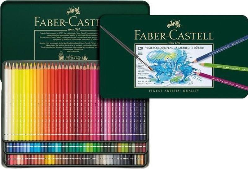 Faber-Castell - Albrecht Dürer - Aquarelpotlood - Blik 120 Stuks