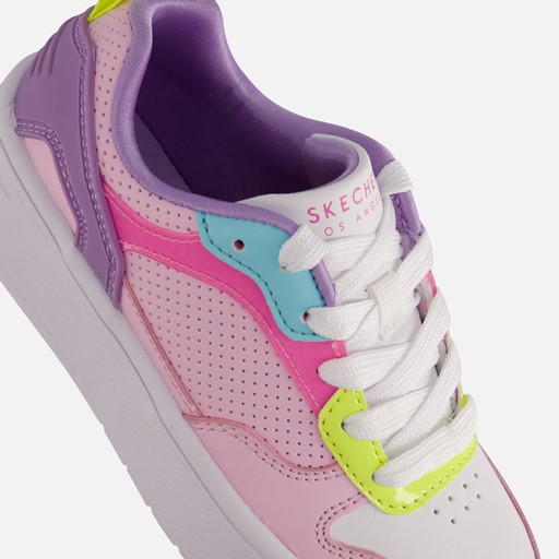 Skechers Court High Sneakers roze Synthetisch
