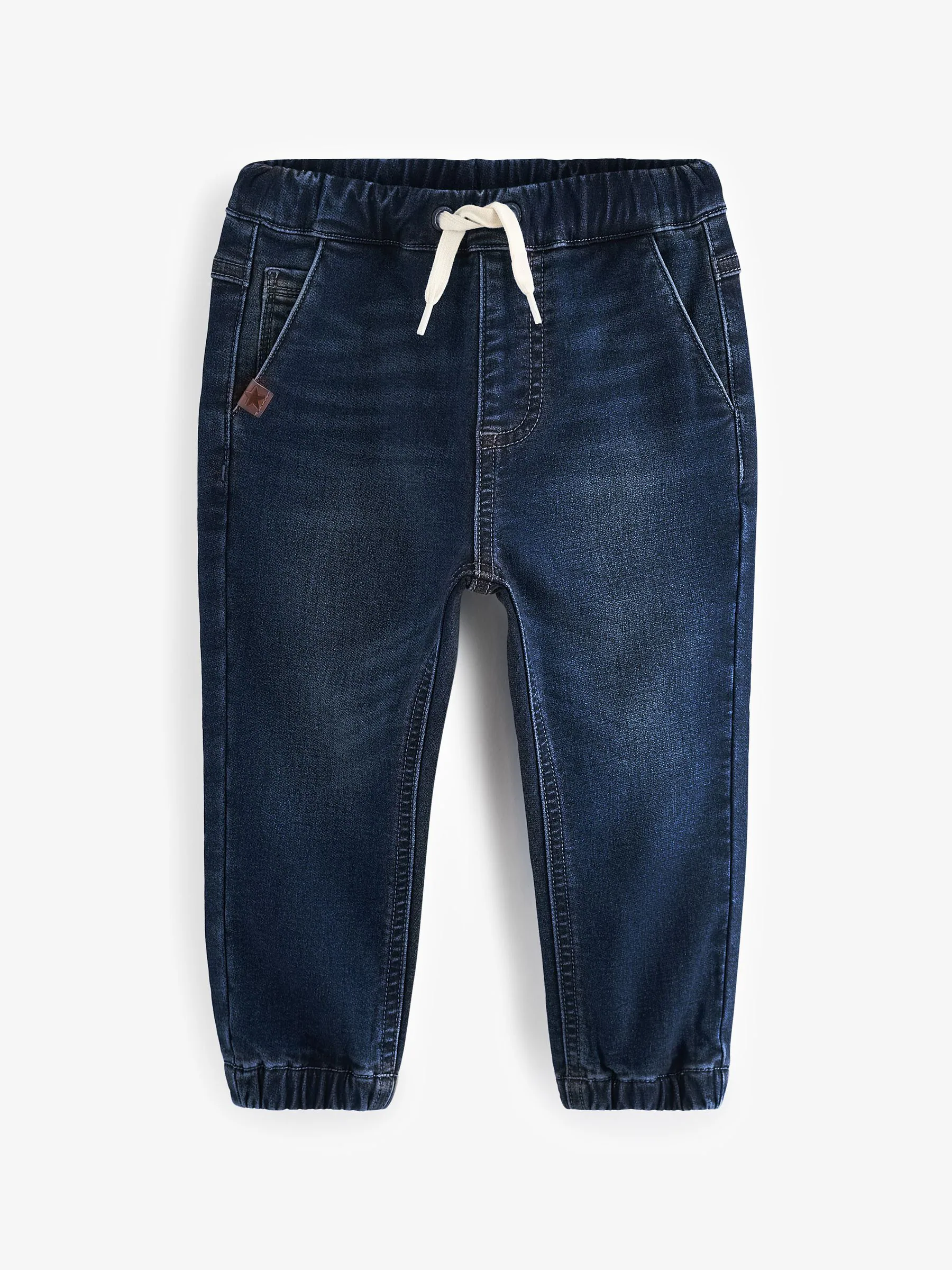 Donkerblauw - Jogger jeans met comfort stretch (3mnd-7jr)